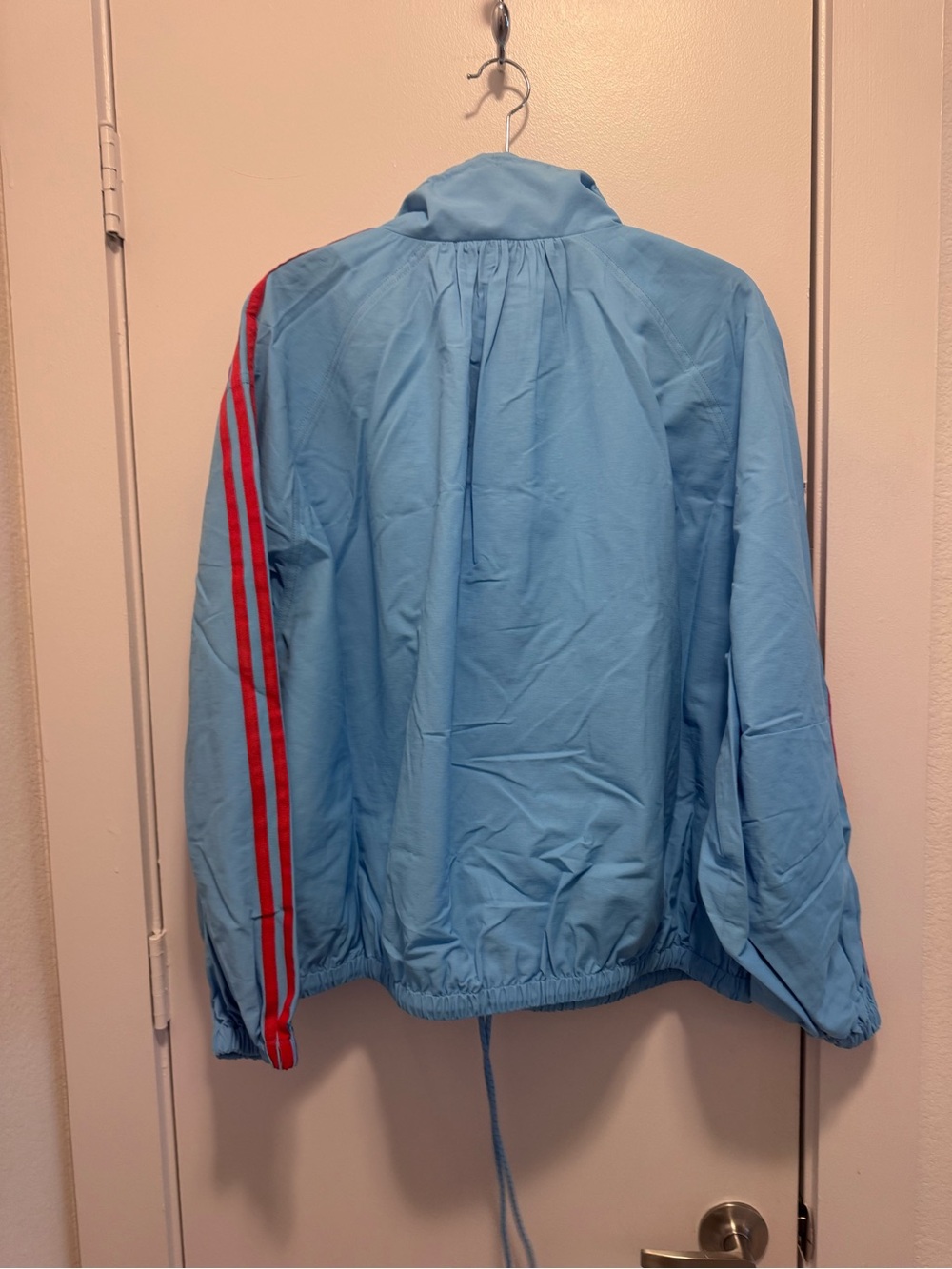 adidas Originals × ASOS Women’s XL Blue over the head track jacket in blue - Picture 5 of 9